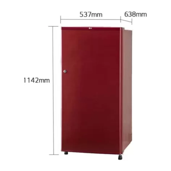 LG Direct Cool Single Door, 185 L, 1 Star Refrigerator (GL-B199GCBB)